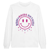 Mindful Moments - Reflect with 'BUSY DOING NOTHING - White - Sweatshirt