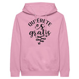 Blooms of Self-Love - Quierete Floral Hoodie - Light Pink - Hoodies