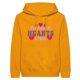 Broken Hearts Club Premium Unisex Pullover Hoodie - Gold M - Pullover Hoodies