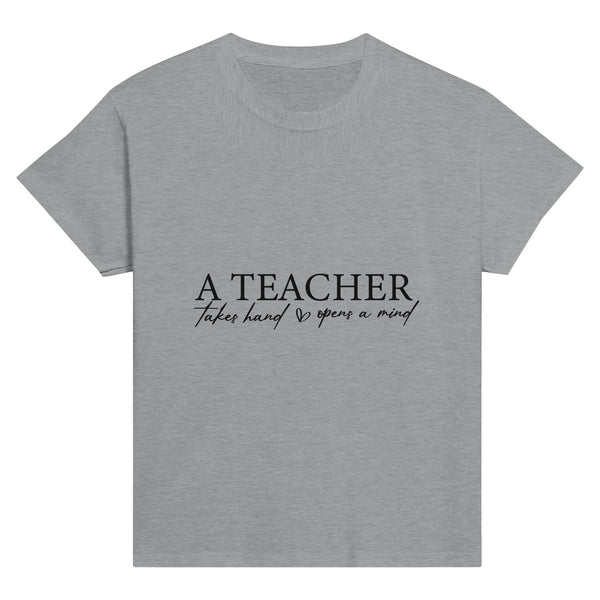 Teacher Tributes - Nurturing Minds, Touching Souls! - Sports Grey - Print Material