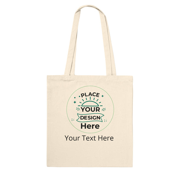 Eco-Friendly Customizable Premium Tote Bags - Natural - Tote Bags