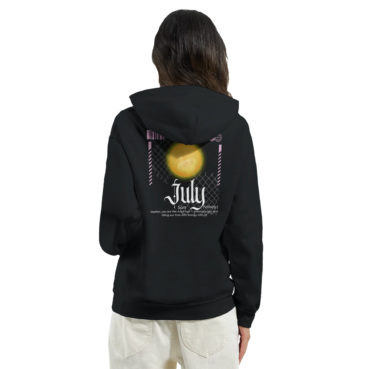 Gildan® Hoodie Gift for Mom – 12 Months of Love & Elements - July - Hoodies
