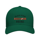 Adjustable Fit, Enduring Style - Retro Trucker Custmizable Cap - Evergreen - Caps