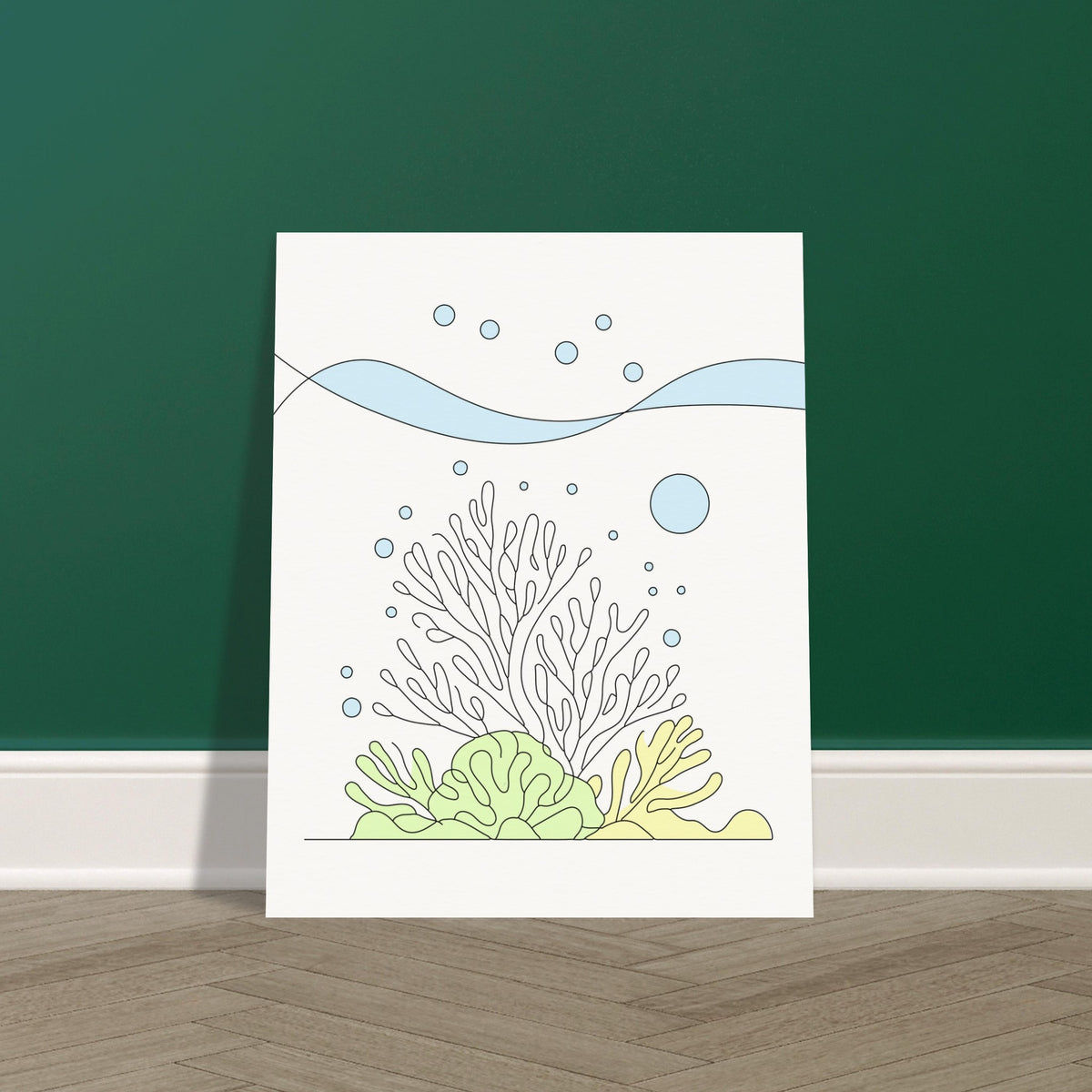 Peaceful Oceanscape - The Calm Beneath the Waves - - Posters