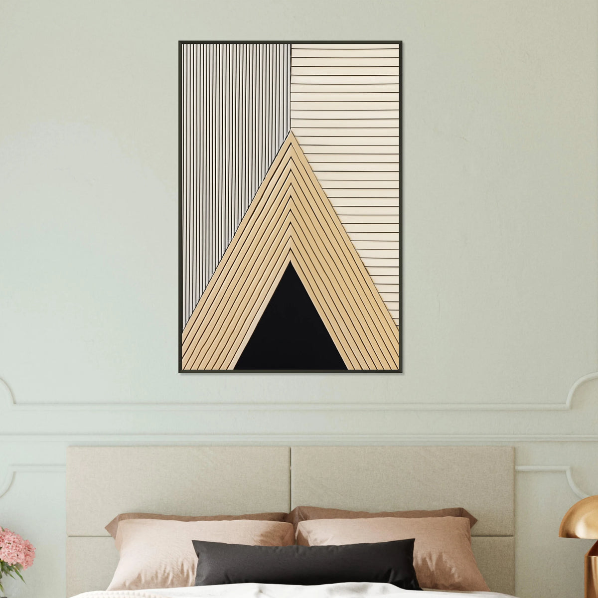 Abstract Lines Metal Frame Poster – Perfect Gift of Style - - Metal Framed Posters