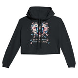 Butterfly Kisses & Floral Love – A Gift for Sisters - Black - Hoodies