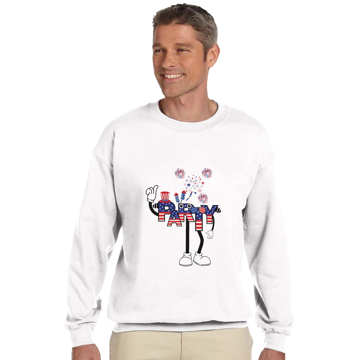 Celebrate Freedom with a Bang - - Crewneck Sweatshirts