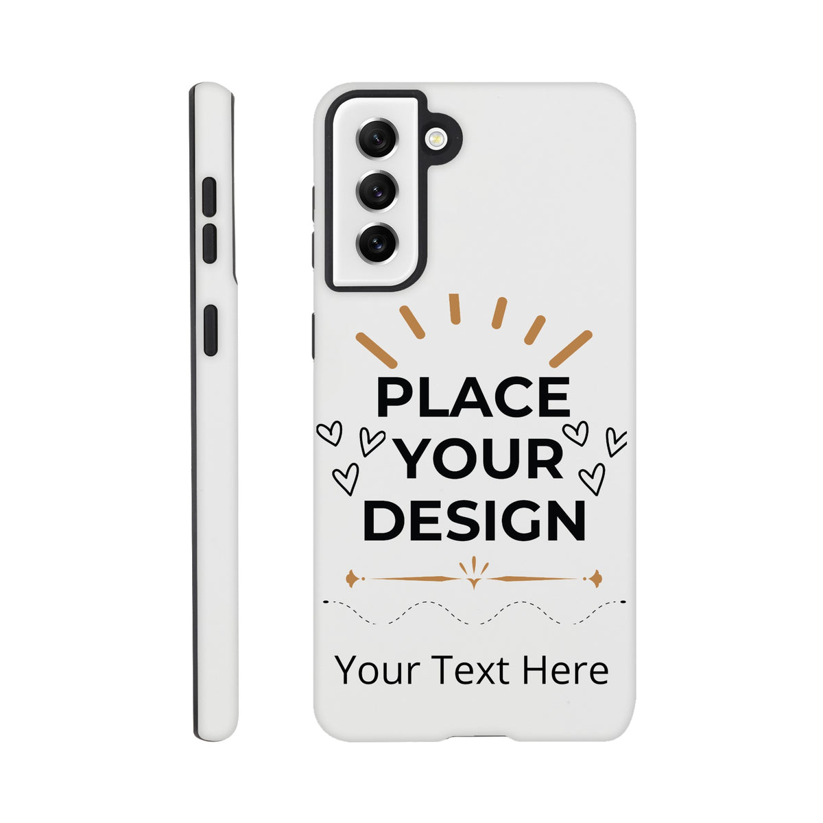 Style Meets Strength - Premium Customizable Samsung Case - Galaxy S21 Plus - Print Material