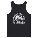 Tacos & Tequila Vibes - Tank Top for Taco Enthusiasts - Black - Print Material