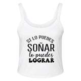 Dreams to Reality - Si lo Puedes Soñar - solid wht blend - Tank Tops