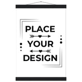 Vintage Vibes - Classic Matte Poster with Custom Magnetic Hangers - 30x45 cm 12x18″ Black wall hanger - Posters With Hanger