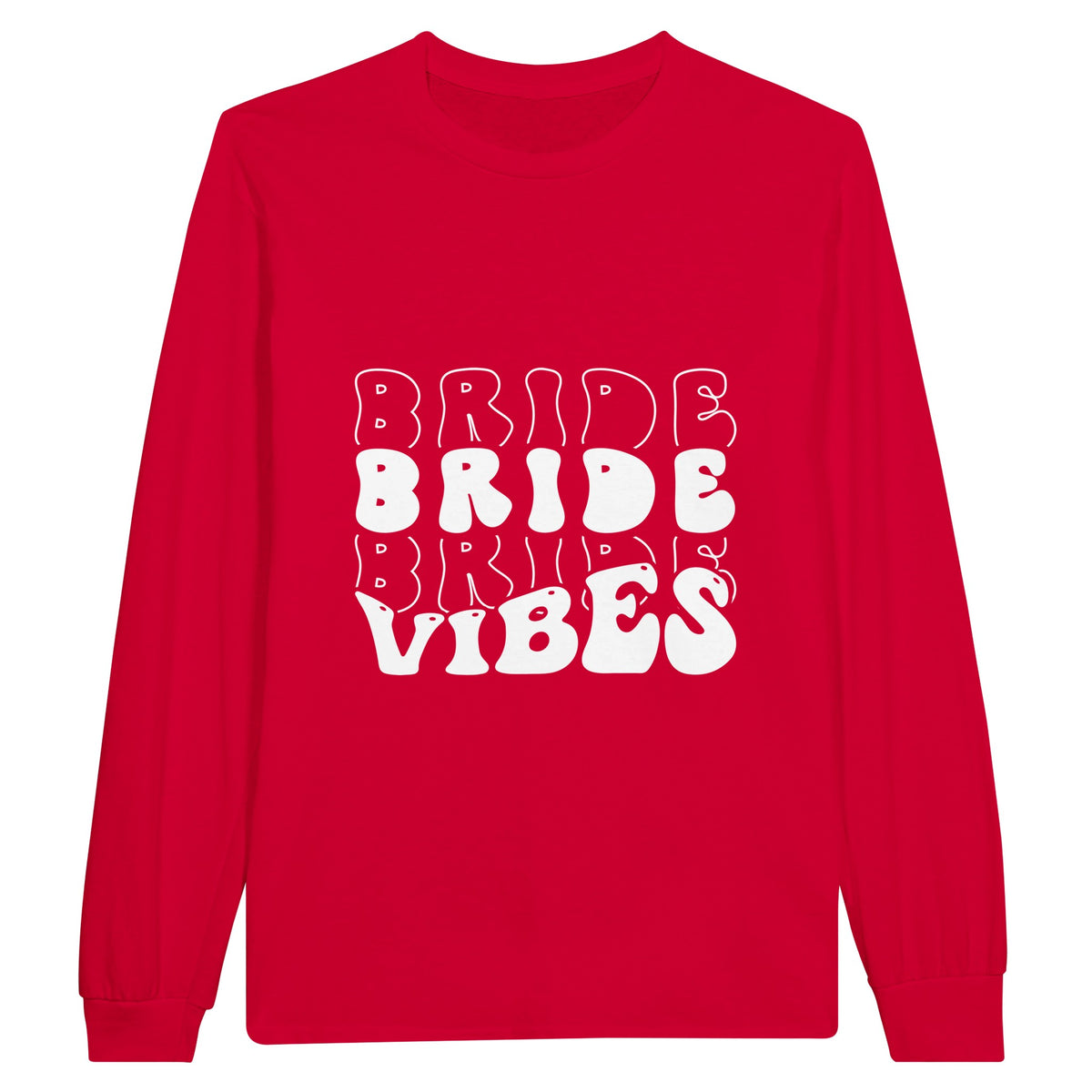 Bride Vibes - Capturing Moments - Creating Memories Long-sleeve T-shirt - Red - Long Sleeve T-shirts