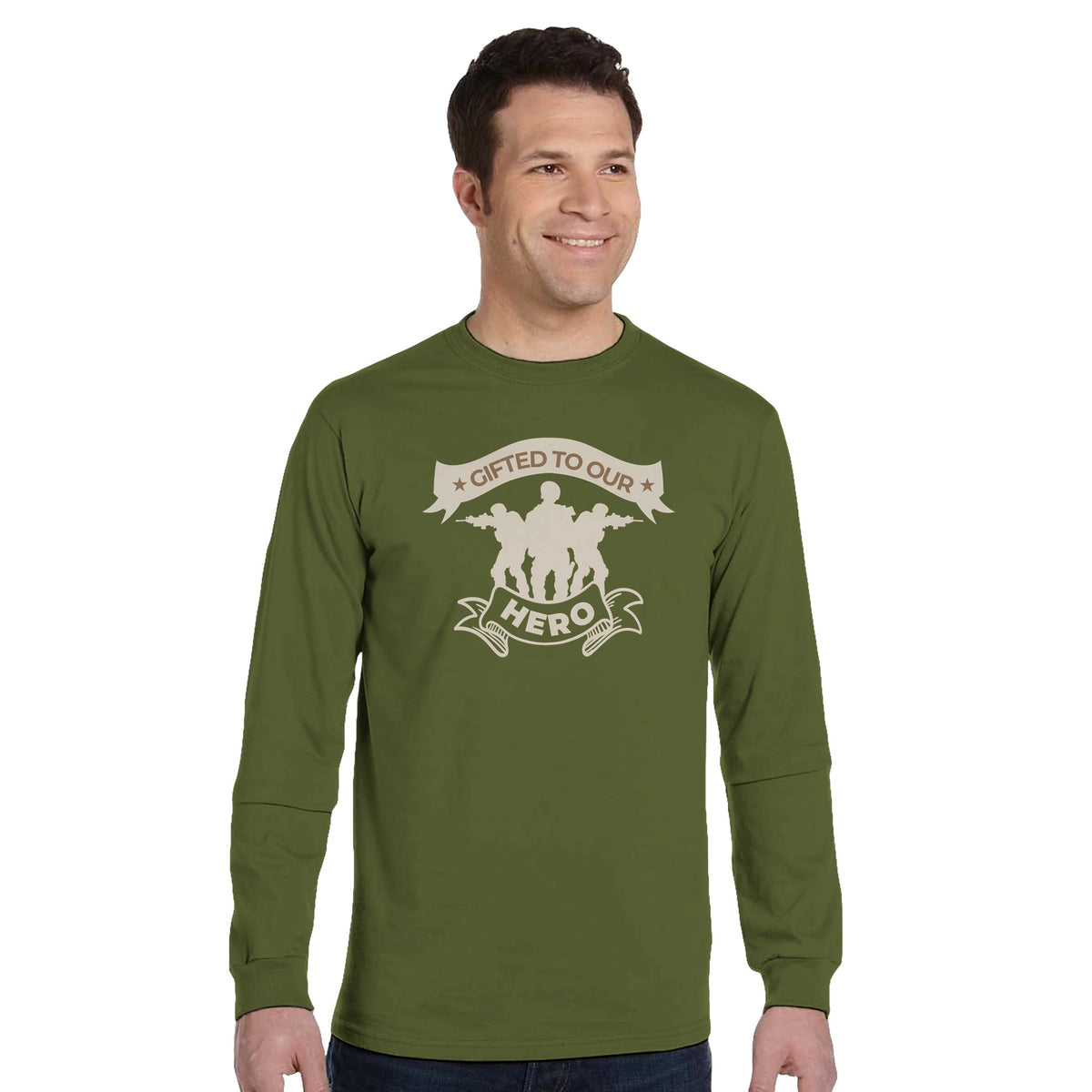 Gifted to Our Hero – Honoring Bravery with Econscious - Olive - T-Shirts