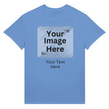 Ultimate Comfort - Unisex Ultra Customizable Cotton Classic Tee - Carolina Blue - T-shirts