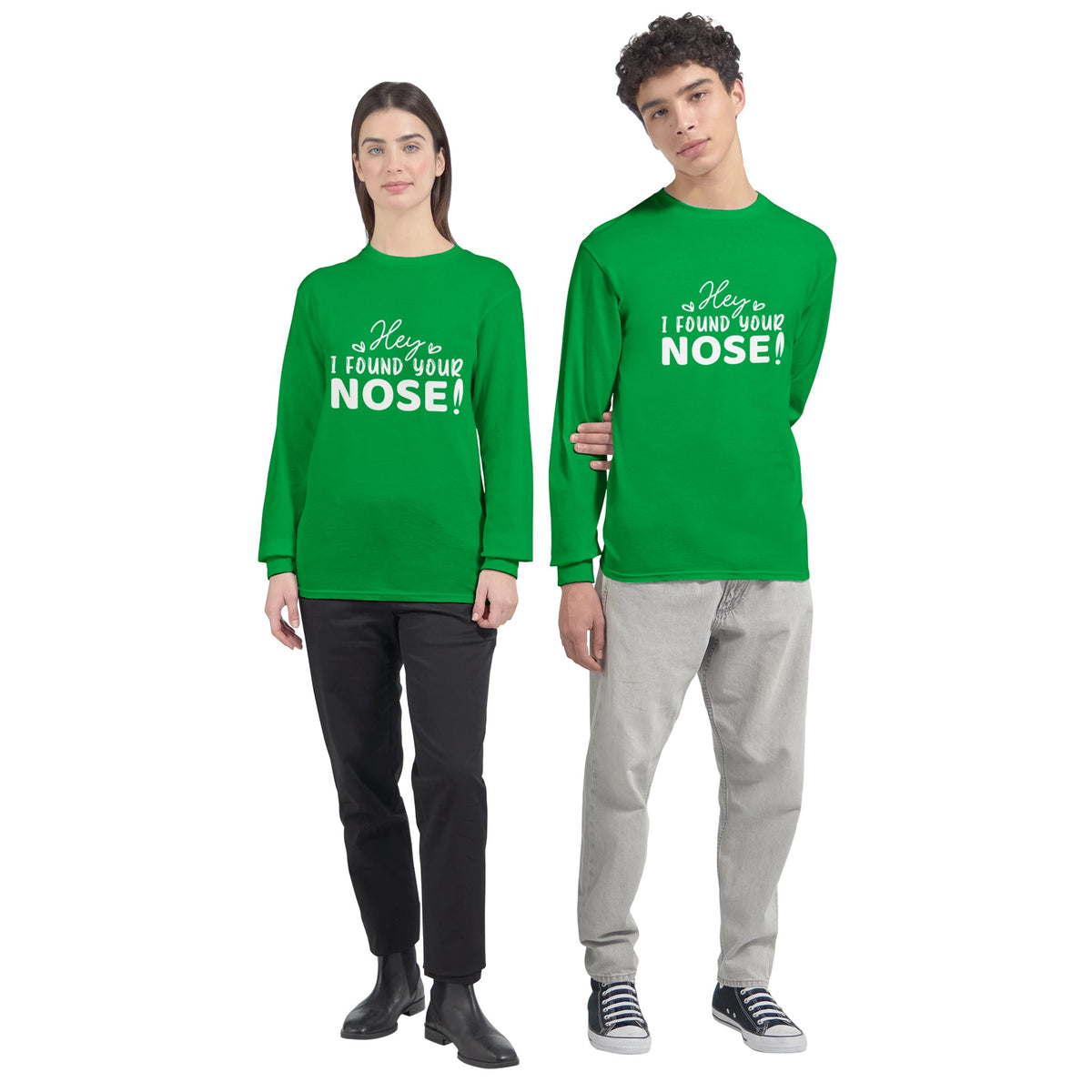 Nosey Nostalgia - Find Memories in Fabric - Irish Green - Sweatshirt