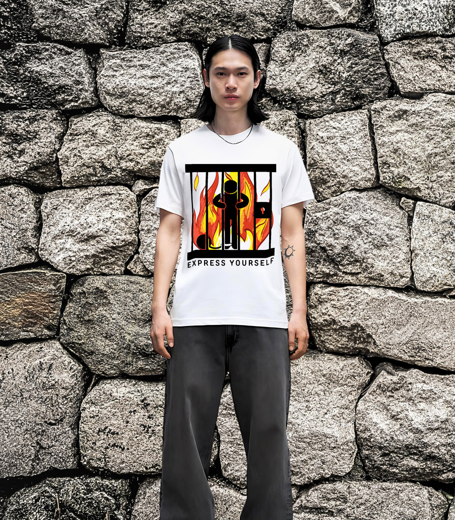 Flames of Liberation Tee - - T-Shirts