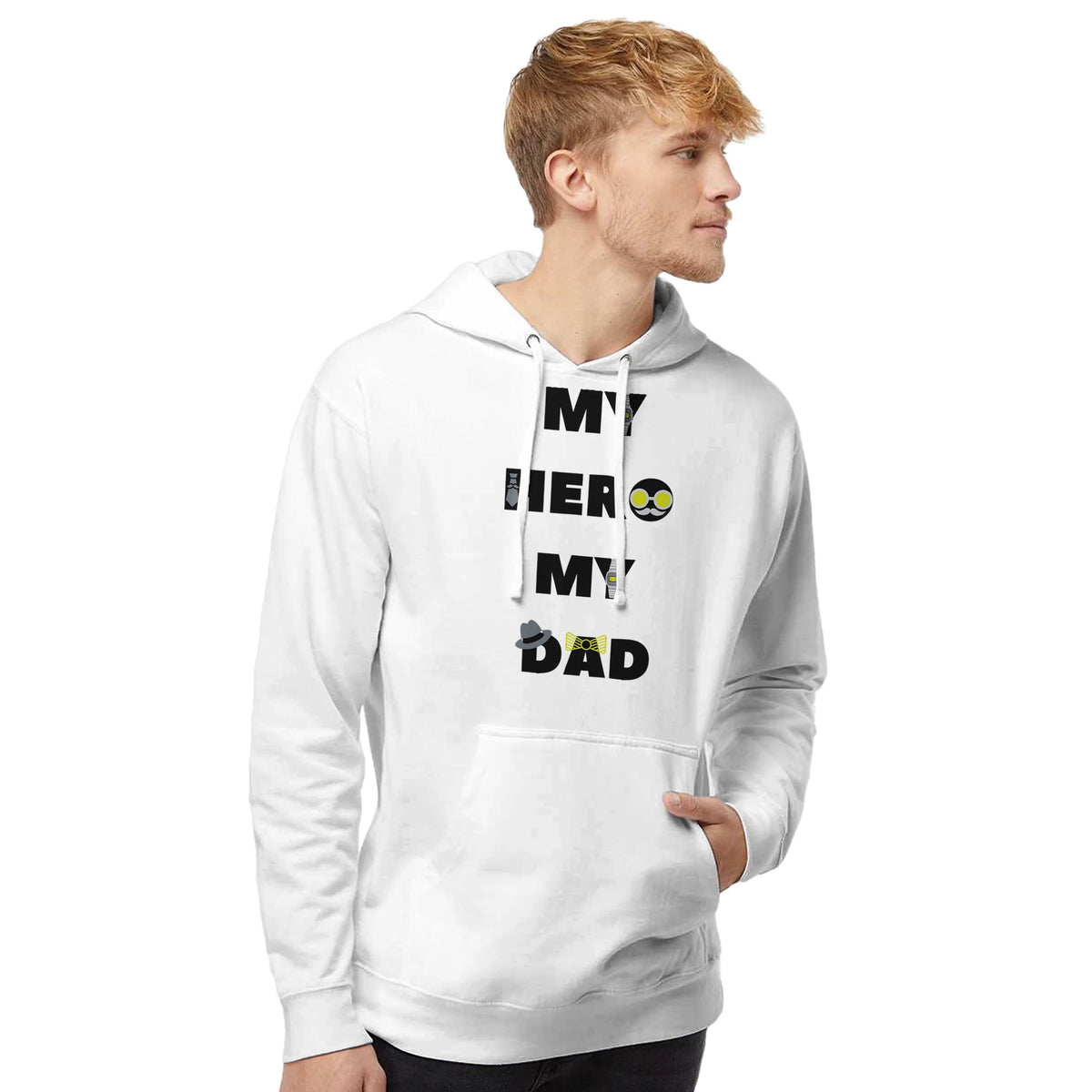 My Hero, My Dad - A Stylish Tribute Hoodie - - Sweatshirts