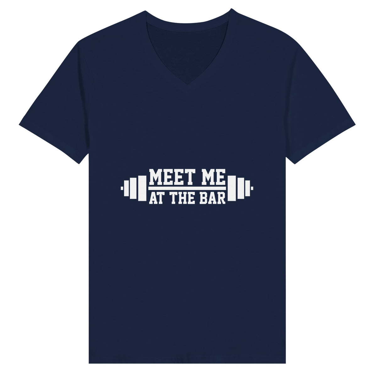 Elevate Your Workout Vibes - Join Me at the Bar - Navy - T-shirts