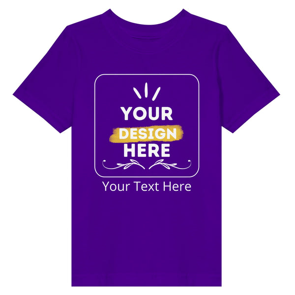 Playtime Perfect - Soft and Durable Customizable Toddler T-Shirts - Purple - Kids' T-Shirts