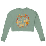 Season of Thanks - Fashionable Gratitude for Her - Dusty Blue - Sweatshirts