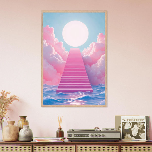 Dreamscape Gift – Wooden Poster - Wood frame - Wooden Framed Posters