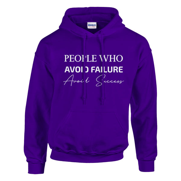 Success in Failure - Bold Message on Classic Cotton - Purple - Hoodies