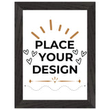 Ready-to-Hang Luxury - Premium Customizable Wooden Framed Poster - 13x18 cm 5x7″ Black frame - Wooden Framed Posters