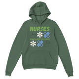 Honoring Nurses - Healing Hearts & Hands Hoodie - Military Green - Hoodies