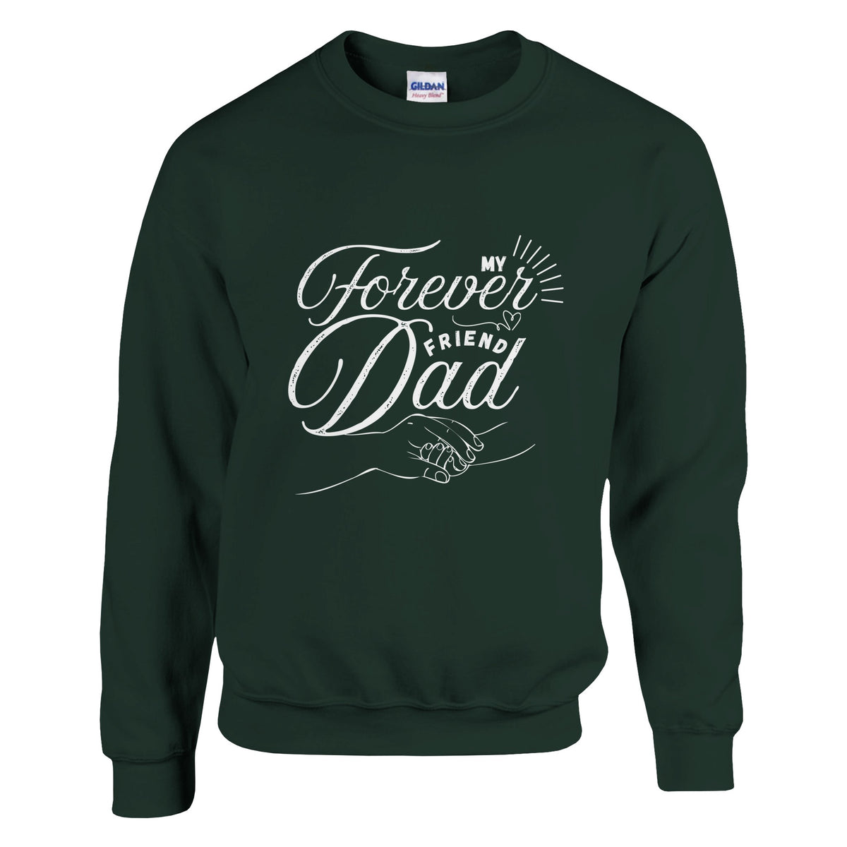 Forever Connected - Dad and Son in Every Moment - Forest Green - Sweatshirts