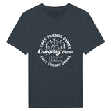 Campfire Chronicles - Memories with Friends Tee - Heather Navy - Crewneck T.shirts