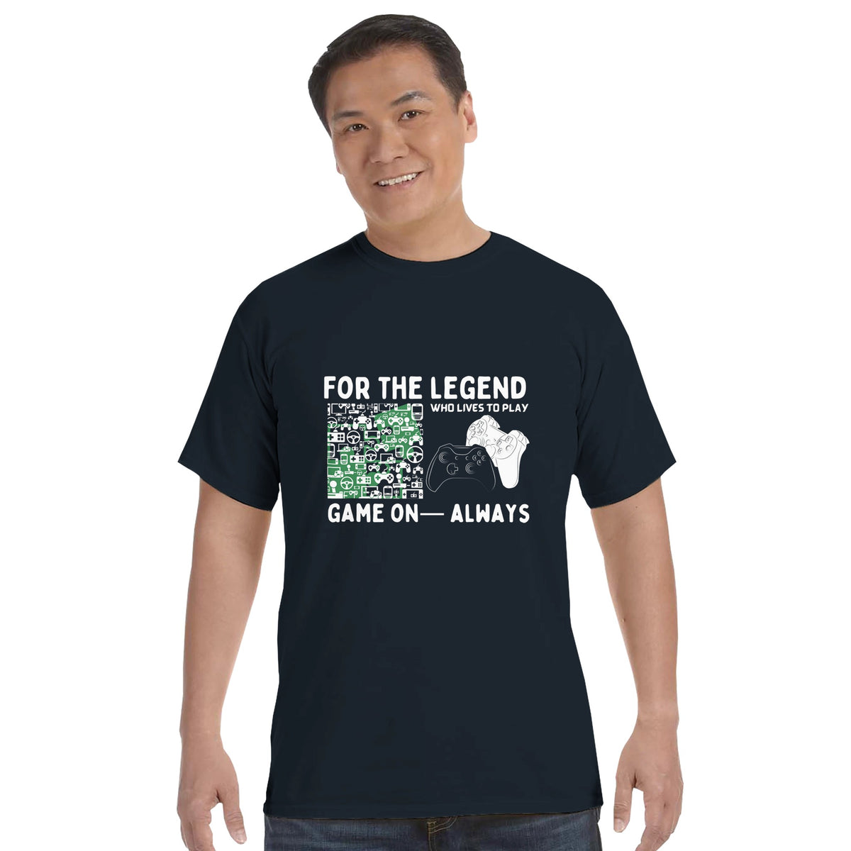 For the Legend Who Lives to Play – A Gamer’s Dream Gift - graphite - T-Shirts