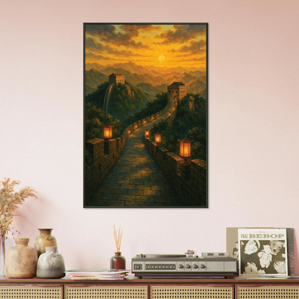 Gift Serenity - Great Wall Metal Framed Poster with Glow - Default Title - Metal Framed Posters