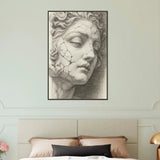 Beauty in Decay – Sculpture Metal Framed Poster Gift - - Metal Framed Posters