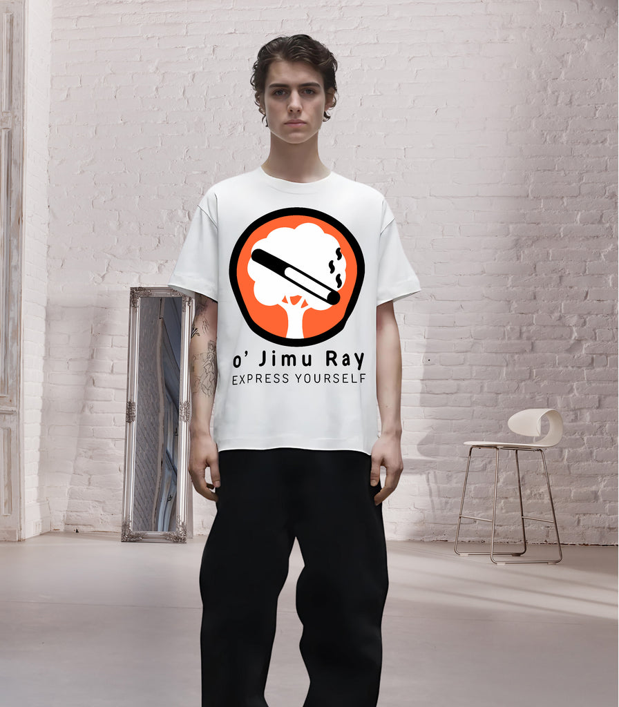 Nature & Nurture - Thoughtful Cigarette Art Tee - - T-Shirts