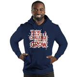 From Challenge to Triumph in Style - Navy - Hoodies