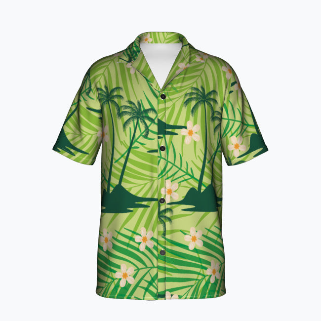 Palm Paradise - Vibrant Hawaiian Shirt for a Tropical Vibe - - T-shirts