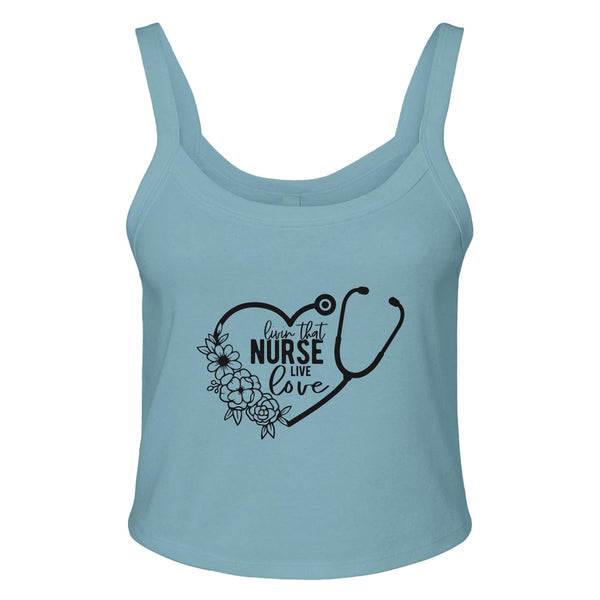 Livin' the Nurse Life - Love, Care, and Memories - sld baby blu bln - Print Material