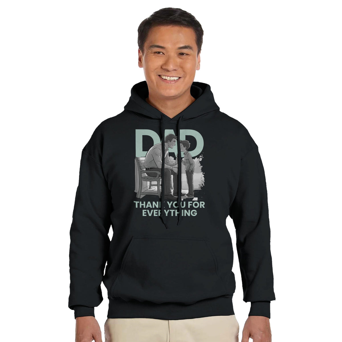 Father & Son - A Bond Beyond Words - Black - Hoodies