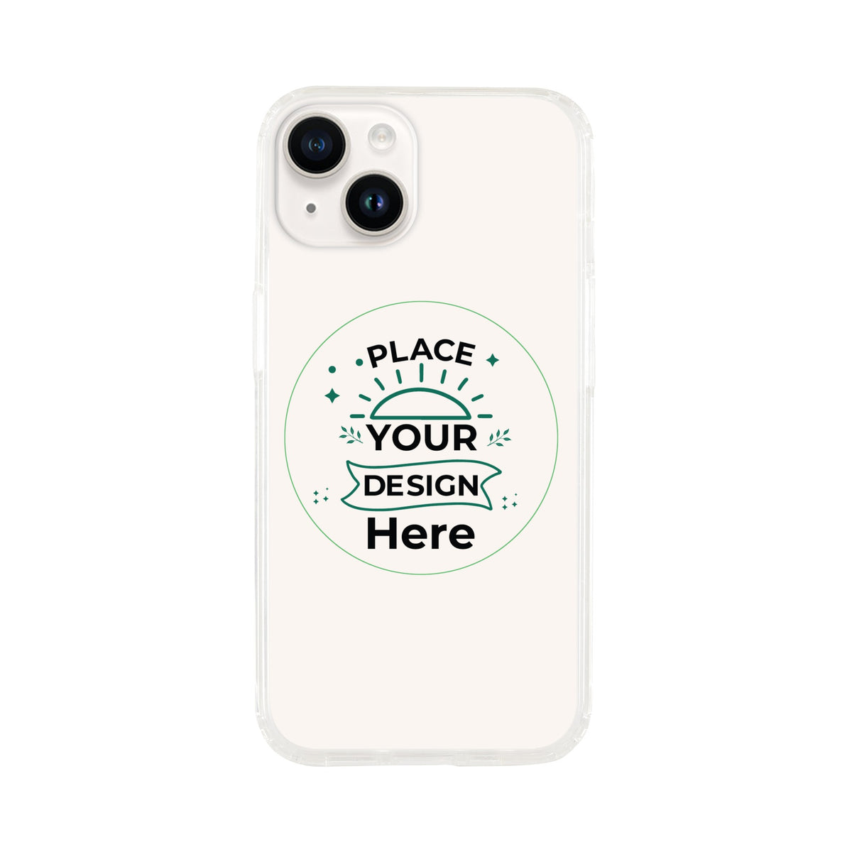 Crystal Clear Defense - The Perfect Customizable Clear iPhone Case - iPhone 14 - Tech Accessories