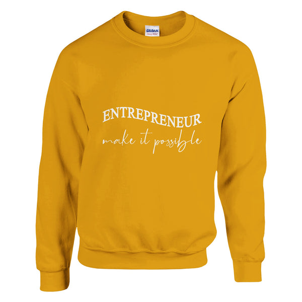 From Dream to Reality - The Entrepreneur's Journey - Gold - Sweatshirts