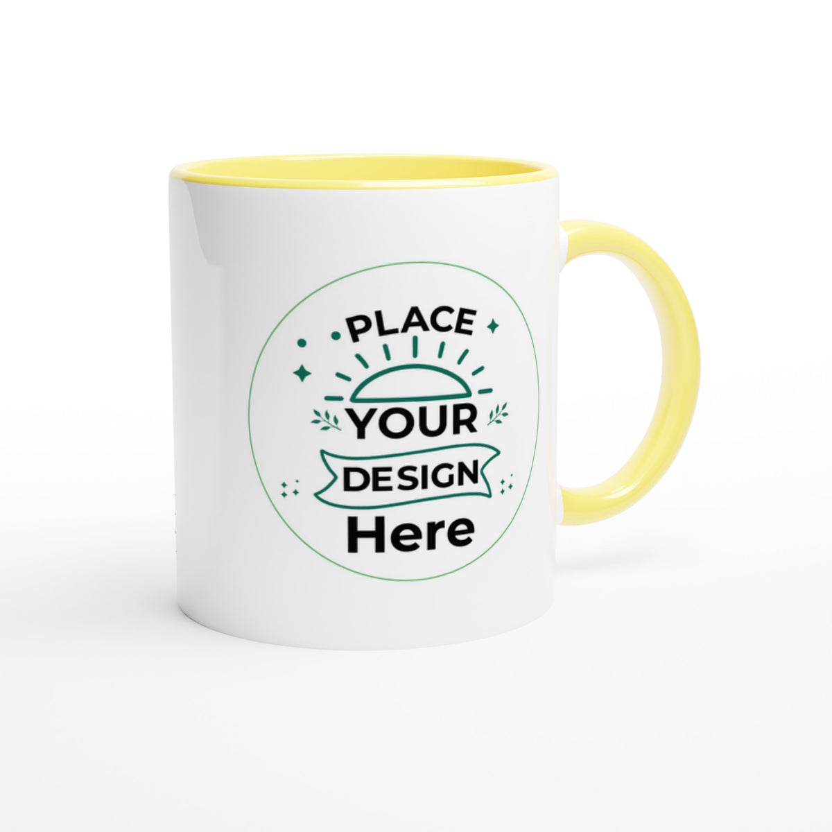 Vibrant Customizable Ceramic Mug - Your Perfect Daily Companion - - Mugs