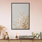 Soft Blossom Wooden Framed Poster - Black frame - Wooden Framed Posters