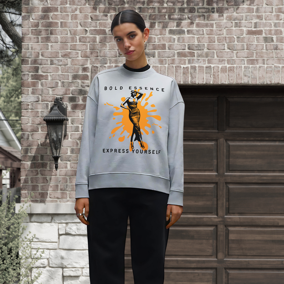 Vibrant Confidence - Oversized Sweatshirt - - Sweatshirts