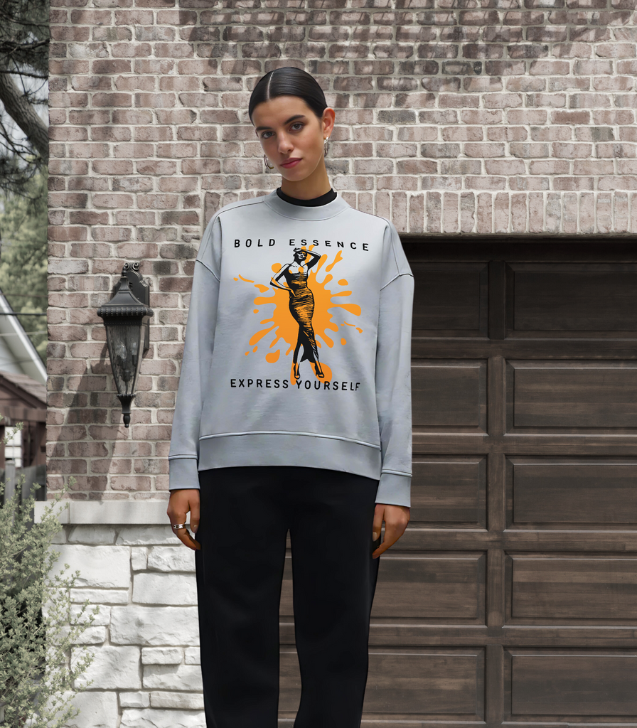 Vibrant Confidence - Oversized Sweatshirt - - Sweatshirts