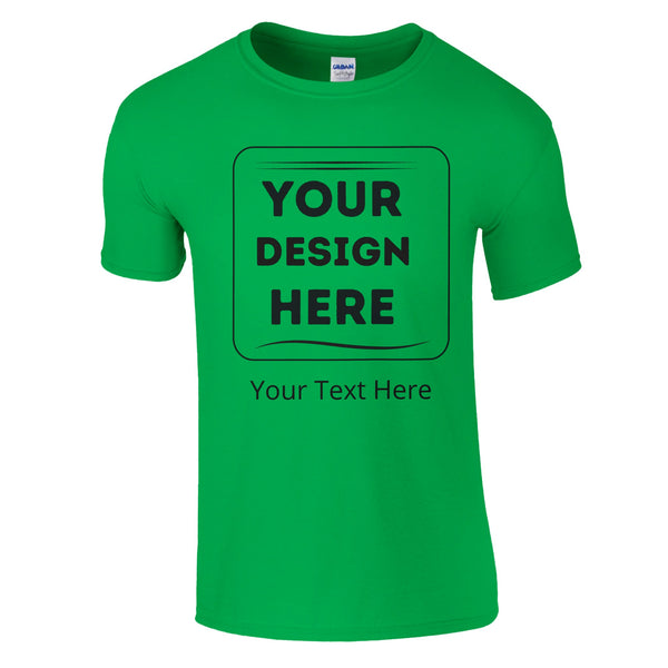 Versatile Vibes - Classic Customizable Unisex Crewneck T-Shirt - Irish Green - Crewneck T-shirts