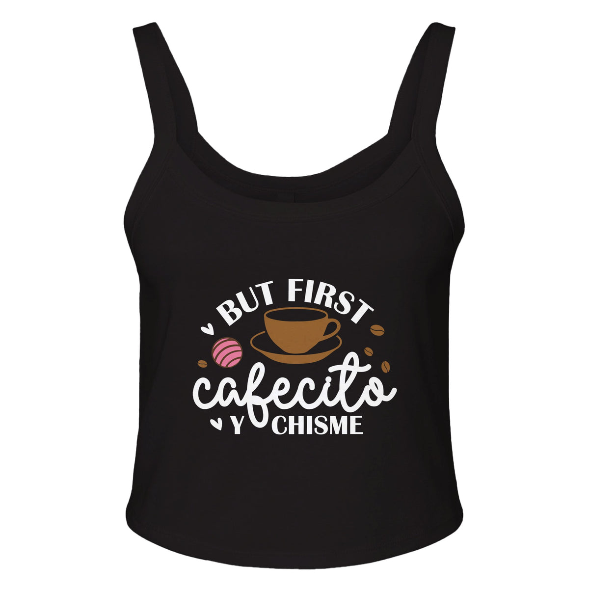 Gossip and Coffee - Essential Combo - solid blk blend - Tank Tops