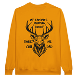 In the Wild - My Favorite Hunting Buddy Edition Tee - Gold - Long Sleeve T-shirts