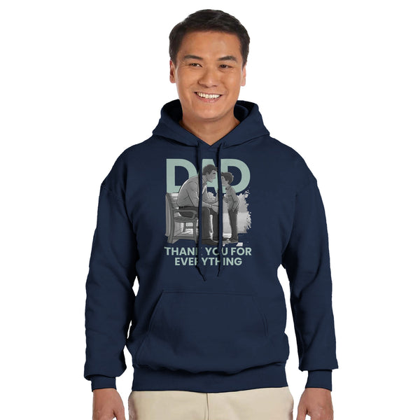 Father & Son - A Bond Beyond Words - Navy - Hoodies