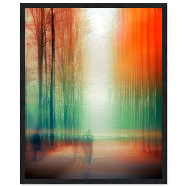 Twilight Walk Through Dreamscape - 40x50 cm 16x20″ Black frame - Wooden Framed Posters