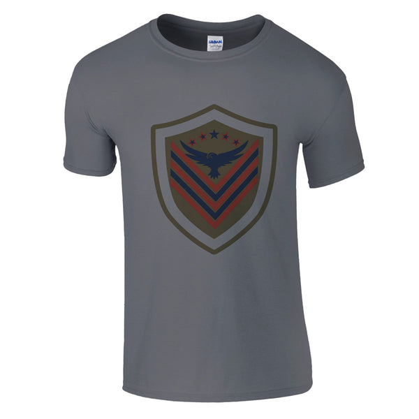 Eagle's Shield - Patriotic Emblem - Charcoal - T-shirts